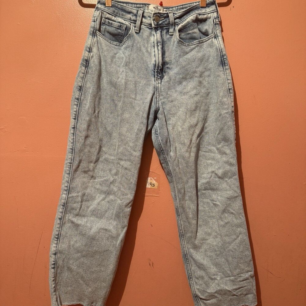 3/$15Hollister Womens Jeans 7S 28X25 Light Blue Curvultra High Rise Vintage
